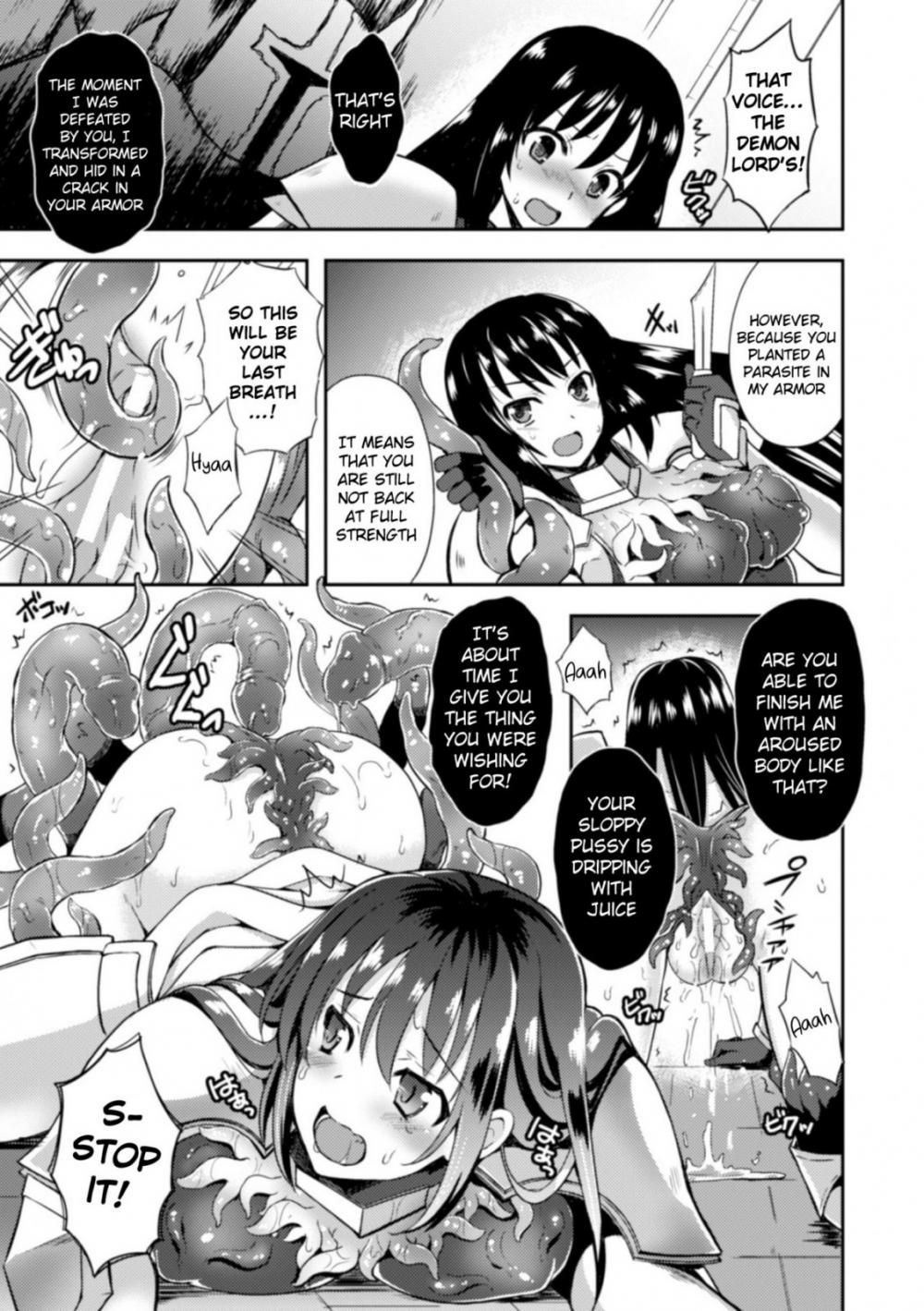 Hentai Manga Comic-The Desire to Squirm within the Armor-Read-11